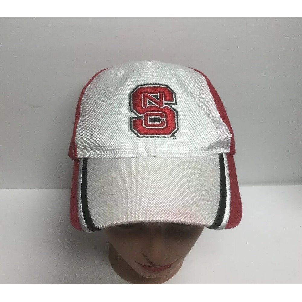NC State‎ Hat Red White Logo  47 Brand Baseball Cap strap-back